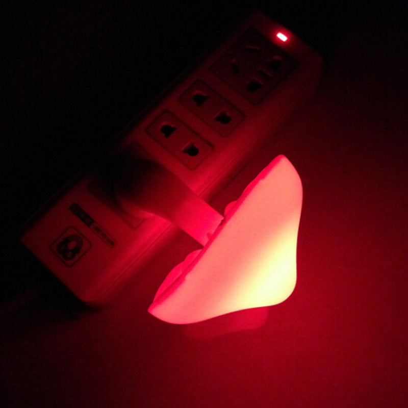 LED Night Light Mushroom Wall Socket Lamp EU US Plug Warm White Light-control Sensor Bedroom Light Home Decoration LED Night Light Mushroom Wall Socket Lamp EU US Plug Warm White Light-control Sensor Bedroom Light Home Decoration